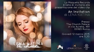 An Invitation - Lena Katina - Press Conference - The Church Palace - Rome