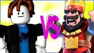 ROBLOX VS CLASH ROYALE | СУПЕР РЭП БИТВА | Роблокс игра анимация ПРОТИВ Клеш Рояль