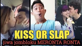 [REACTION] KISS OR SLAP CHALLENGE VERSI TIK TOK cewek BULE