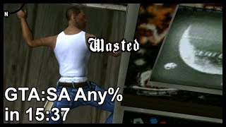 GTA:SA Any% in 15:37