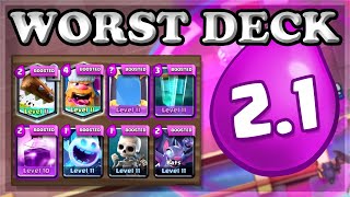 Beating the Challenge with CHEAPEST 2.1 Deck?