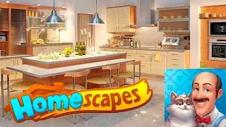 HomeScapes Дворецкий #15 (уровни 86-90) Ремонт на Кухне! Детское Видео Игровой Мультик Let's play
