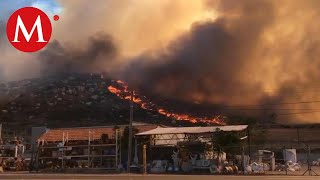 Laboran en incendios de Baja California: David León