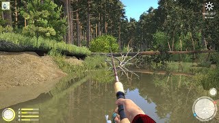 Русская рыбалка 4 - река Вьюнок - Щучки у края карты