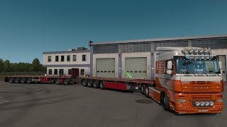 таскаем двойную сцепку и тестим стрим в ETS 2 MP