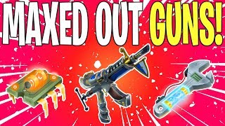 25 FULLY MAXED OUT SCHEMATICS! Insane OP STW Account Overview | Fortnite Save The World