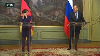 LIVE: Lavrov, Baerbock give press conference in Moscow after meeting