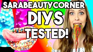 SARABEAUTYCORNER DIY + LIFE HACKS TESTED!