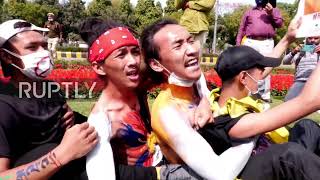 India: Police detain exiled Tibetans during protest outside Chinese Embassy in New Delhi