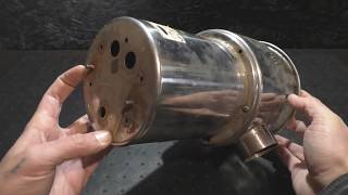 Печь из корпуса дренажного насоса за 1 $