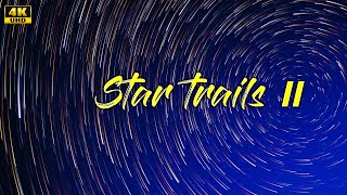 Night sky Dance of the stars over my native Ukraine. 4k video Night sky timelapse