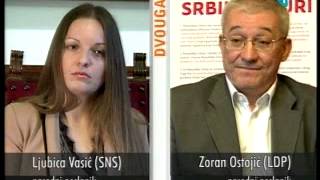 DVOUGAO Ljubica Vasić (SNS) - Zoran Ostojić (LDP)