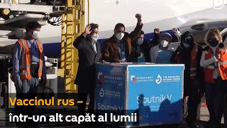 Primul lot al vaccinului "Sputnik V" a ajuns în Bolivia