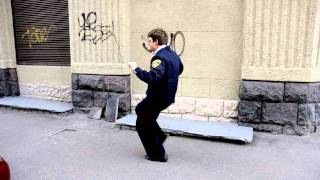 Latvian police dance!