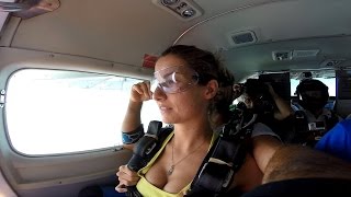 Horny Girl Skydive