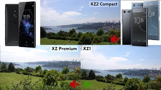 Sony Xperia XZ2 Compact, XZ Premium, XZ1 video karşılaştırma