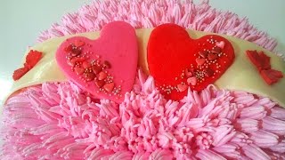 Украшение торта белково-заварным кремом Кремовые торты Cake Decorating protein- custard