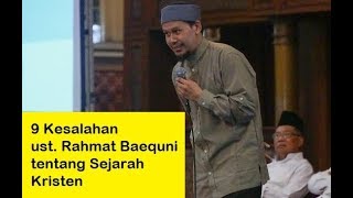 9 Kesalahan Ust. Rahmad Baequni