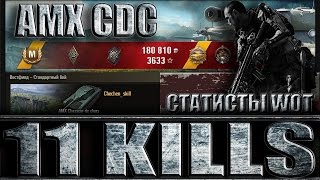 AMX CDC КАК ИГРАЮТ СТАТИСТЫ (ТВИНК). Вестфилд - лучший бой AMX Chasseur de chars World of Tanks.