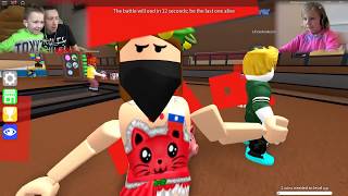 ПЕРВЫЙ летсплей от Николь ROBLOX играем с Каналом Жестянка EpicMiniGames роблокс как майнкрафт