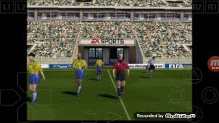 Joguei o FIFA 2005 de PS1 o melhor jogo de futebol para ps1