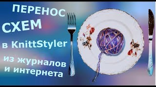 Загрузка схем (жаккард, интарсия) из интернета и журналов в KnittStyler.