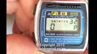 Alba game watch Y760-5000