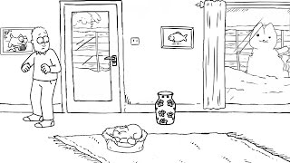 Simon's Cat (Fan Version) - What has he done wrong ? / Кот Саймона (фан серия) - Чем он виноват ?