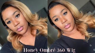 Perfect Honey Blonde Ombré ? ? ? | Ready To Wear 360 Lace Frontal Wig I HayqueenCrowns
