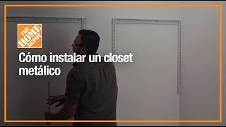 Instala un closet metálico