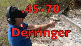 .45-70 M4 Alaskan Survival Derringer Shooting