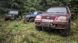 Шевик впервые на бездорожье. Болото для стока. Часть 1.