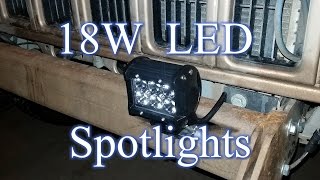 LED Spotlight Install (Nilight 18W Cubes) 2000 Jeep XJ