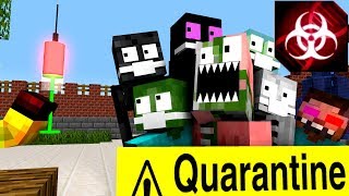 Monster School : PLAGUE INC CHALLENGE - Funny Minecraft Animation