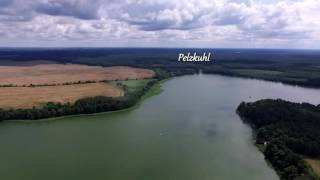 Seenplatte von oben - Pälitzsee