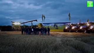 Самый мощный комбайн на Земле New Holland
