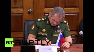 Nicaragua: Shoigu signs Russian-Nicaraguan naval deal