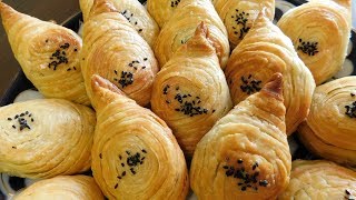 Катли сомса КАТЛАРИНИ ОЧИШ СИРИ/самса слоёная/узбекский самса/кук сомса/самса с зеленью рецепт