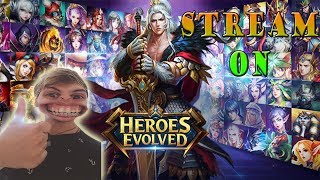 SUBINDO MAESTRIA DOS CAMPEÕES!!! HEROES EVOLVED