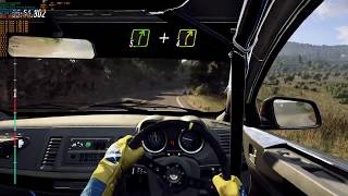 Dirt Rally 2 wheel onboard gameplay on immortal Logitech Formula Force EX