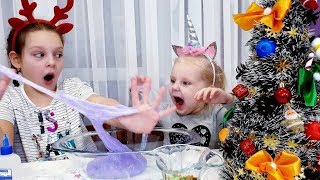 Как я делаю слайм Челлендж для Николь лизун для детей