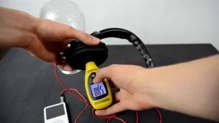JVC HA-M5X Xtreme Xplosive headphones sound dB test
