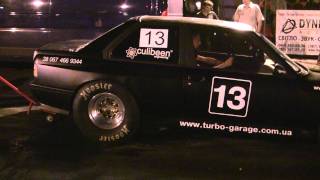 Oleg Coupe BMW E30 первые тесты драгстера в 2011 на Чайке