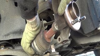 Cambio de rodamiento/cojinete de rueda delantera - Extracción  Reposición paso a paso