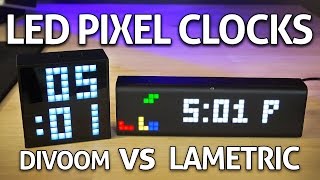 Smart LED Pixel Clock: Divoom Timebox Mini vs LaMetric REVIEW!