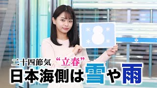 お天気キャスター解説 2月3日(水)の天気