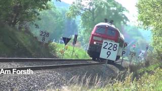 Trainspotting auf Usedom: 218er Dieselpower und mehr...