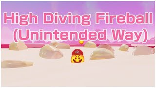 Luncheon Kingdom Moon 50- High Diving Fireball (Unintended Way) (Super Mario Odyssey)