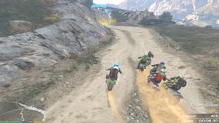 GTA 5 Прохождение 21 Гонки Утесы каньона По гребню Подземная спираль Берег озера Друзья природы