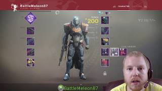 Brand new Titan "Shelter In Place" Vanguard Armor Set - Destiny 2 BETA!!
